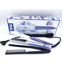 Professional Ceramic Straightening DSP G-10030 White Blue Straightener Hair Styling Tools